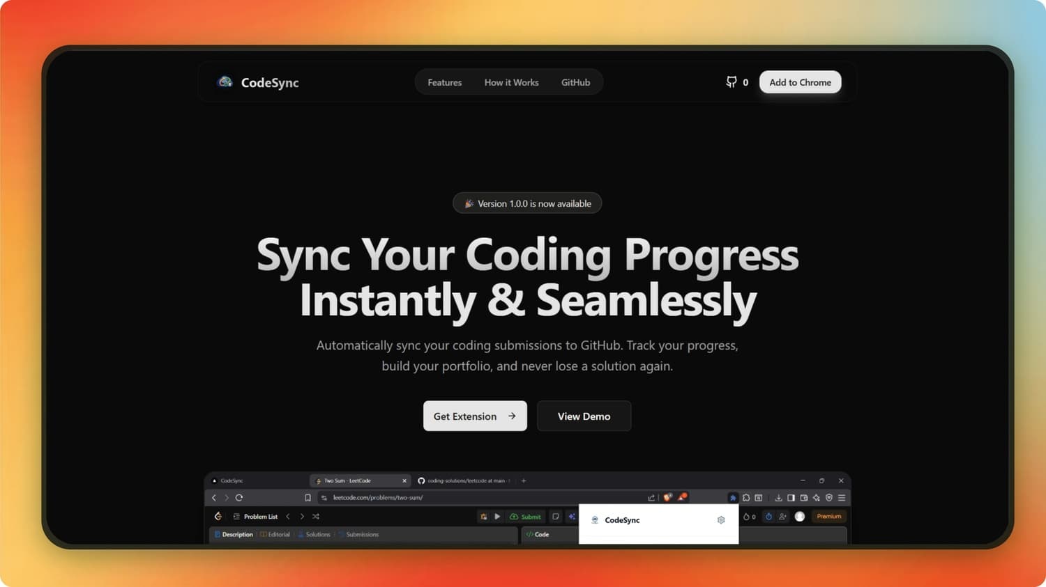 CodeSync screenshot