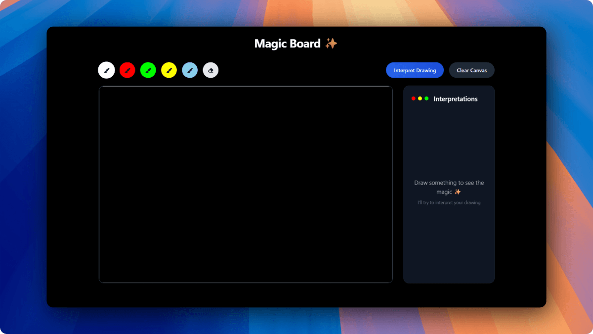 MagicBoard screenshot