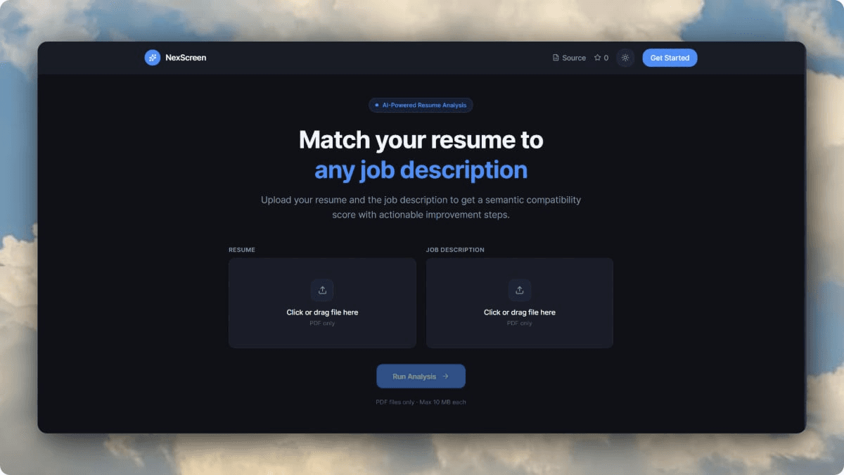 NexScreen screenshot